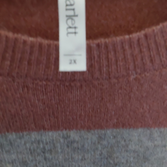 Dear Scarlett Color Block Crew Neck Sweater - Picture 3 of 3